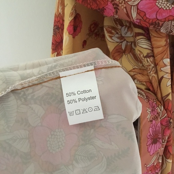 Lucky Leaves Brand Floral Ruffle Printed Dress - Picture 14 of 14